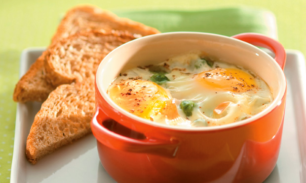 Ovos com legumes