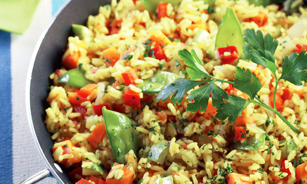 Paella vegetariana