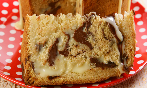 Panetone recheado com Nutella®