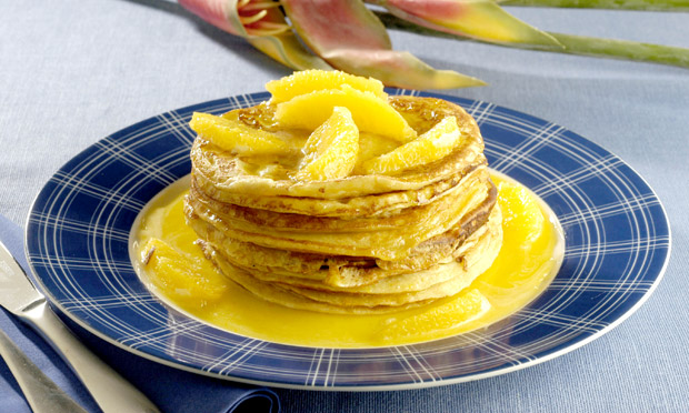 Panqueca com batata-doce