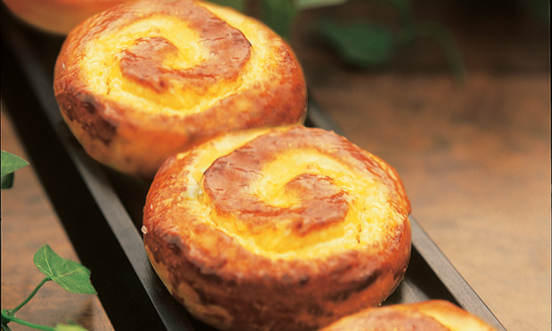 Pão com baunilha e coco