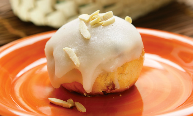Pão com fondant
