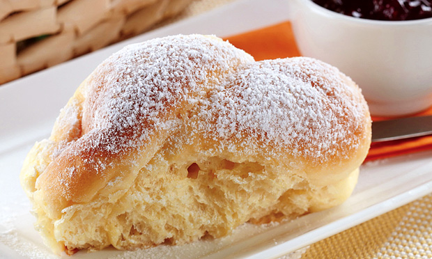 Pãozinho de mandioquinha e leite condensado