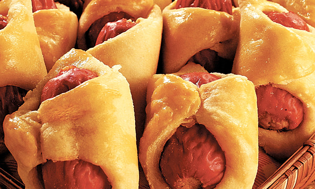Pãozinho com salsicha