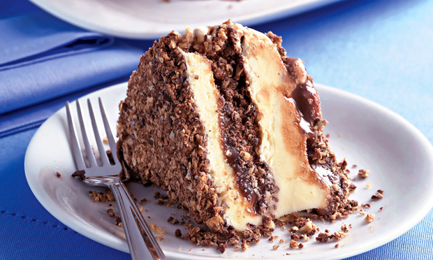Pavê de brigadeiro, sorvete e Bis®