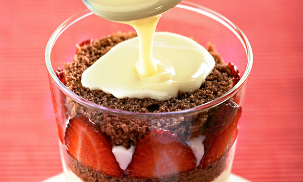 Pavê de Chocolate com Creme