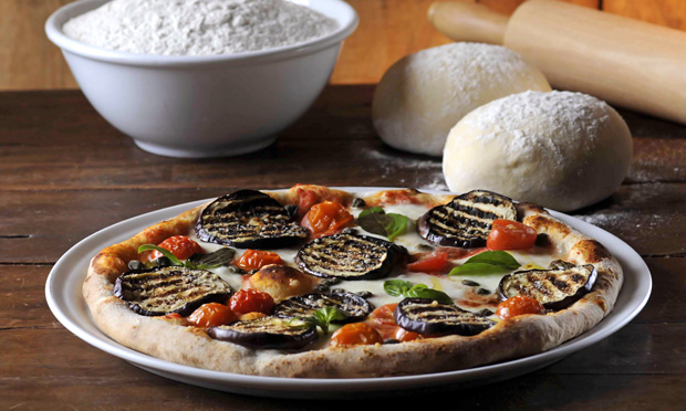 Pizza de berinjela