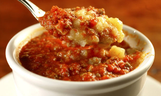 Polenta à bolonhesa