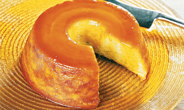 Pudim de abobrinha e coco