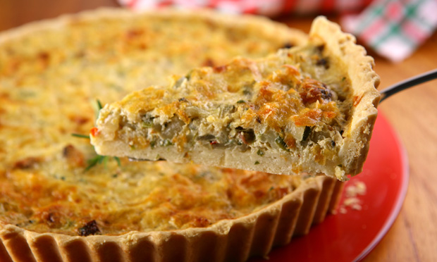 Quiche de couve-flor