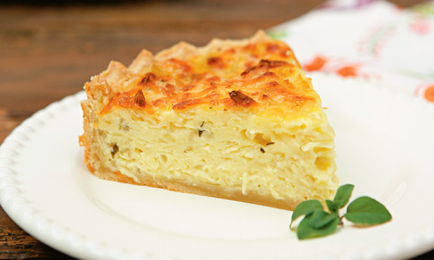 Quiche de queijo e alecrim