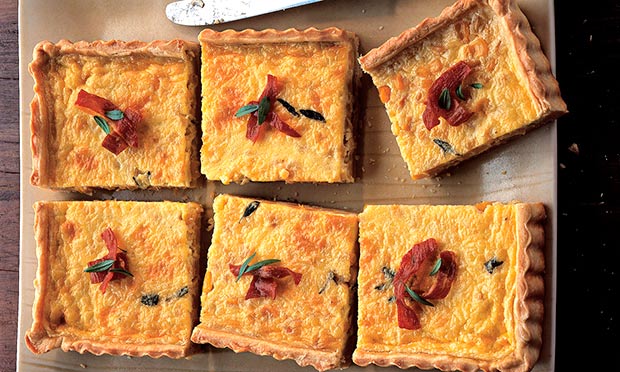 Quiche de milho-verde
