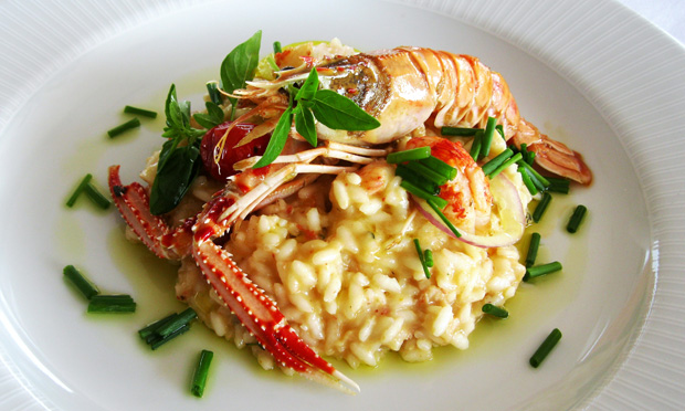 Risoto de lagostim