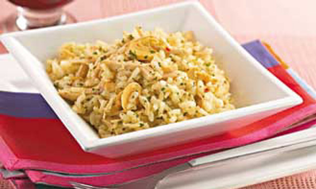 Risoto de frango