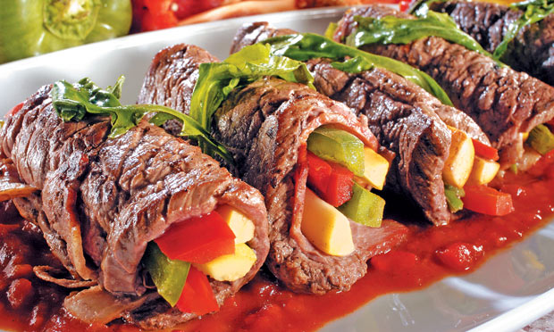 Rolinho de carne