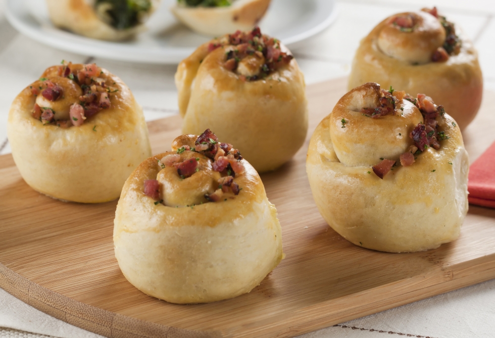 Roseta de escarola e bacon