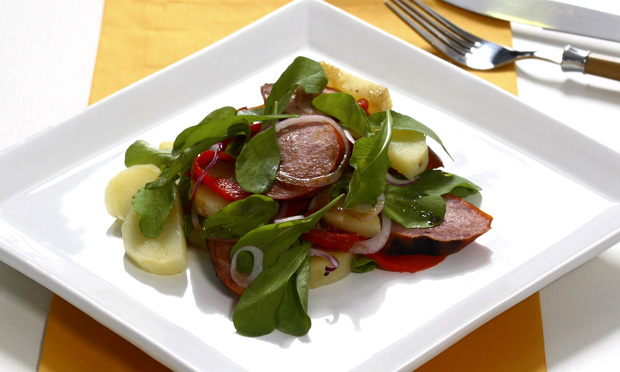 Salada de batata e salsicha schubling