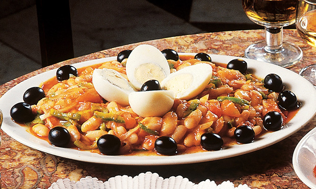 Salada de feijão-branco