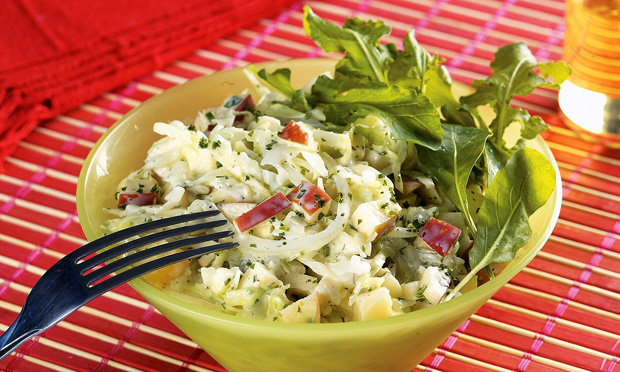 Salada de repolho com maionese