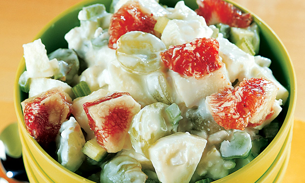 Salpicão de uva e maçã