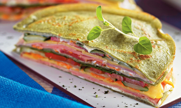 Sanduíche de panqueca