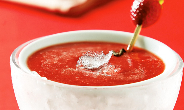 Sopa de morango
