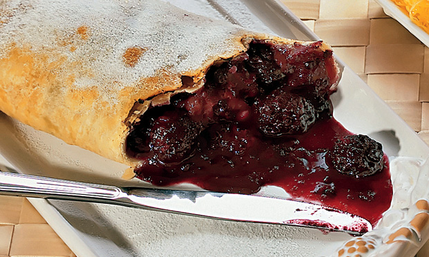 Strudel de frutas vermelhas