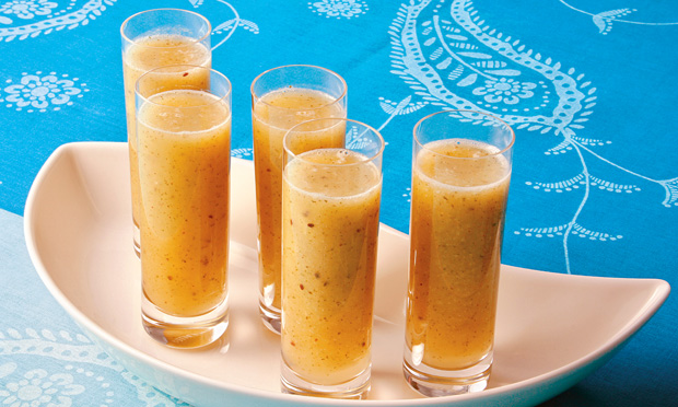 Suco de abacaxi e kiwi