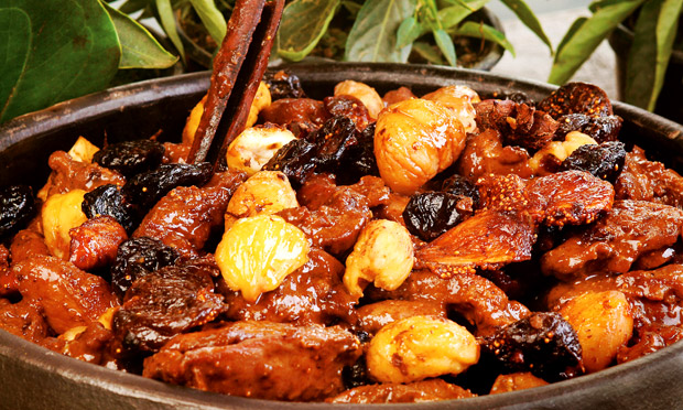 Tajine de peru marroquino