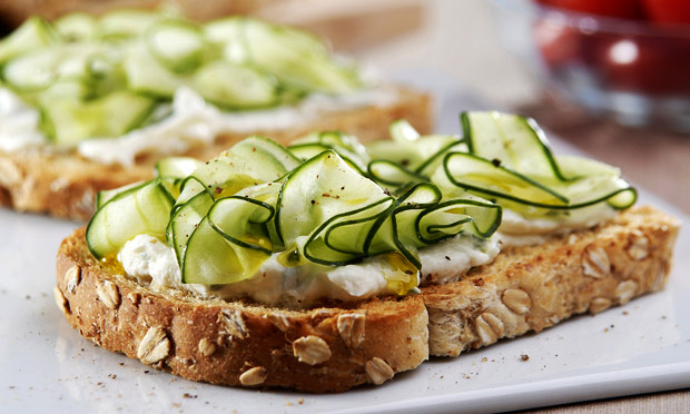 Tartine de pepino
