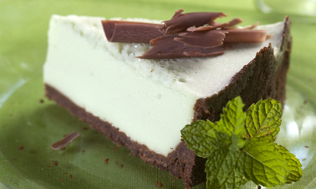 Torta de chocolate e menta