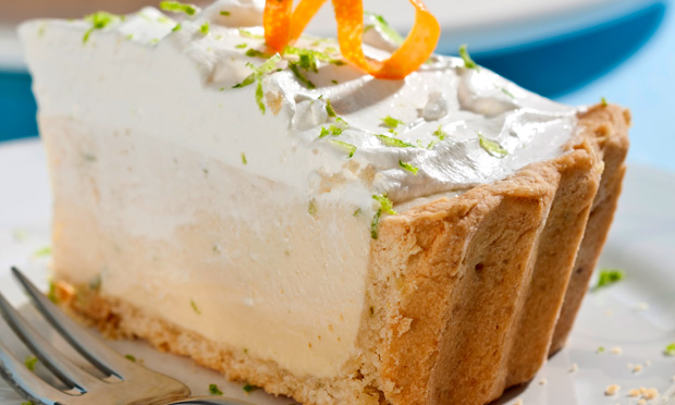 Torta cítrica de laranja e limão