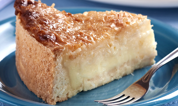 Torta cremosa de coco
