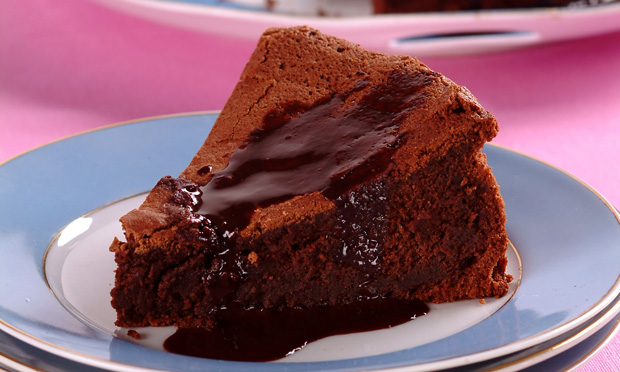Torta cremosa de chocolate