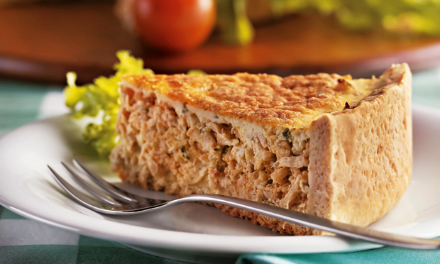 Torta cremosa de frango