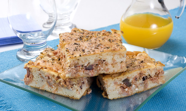Torta de atum e ricota