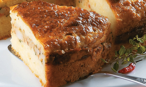 Torta de camarão