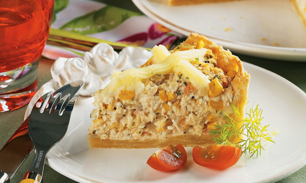 Torta de frango com Catupiry®