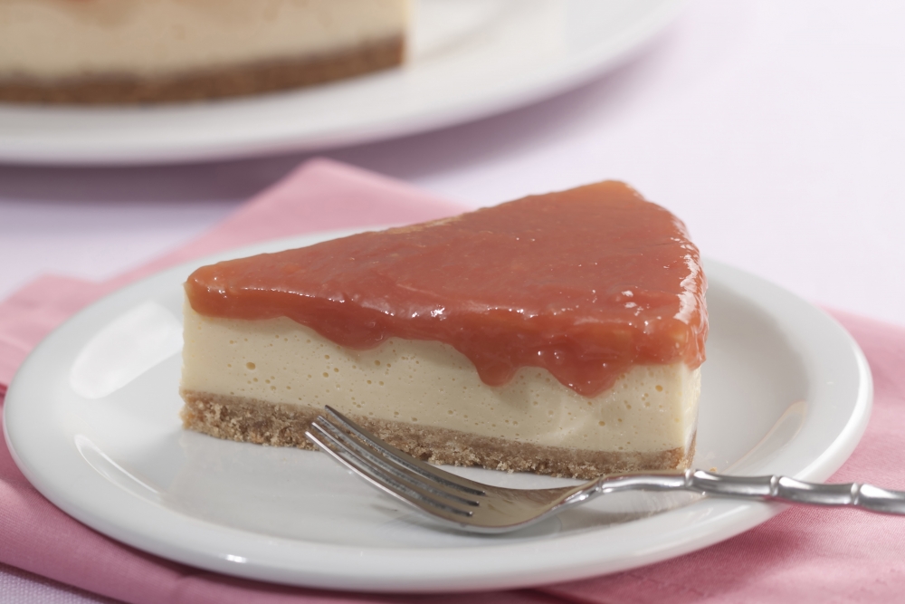 Torta de maracujá e goiaba