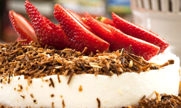 Torta-musse de coco