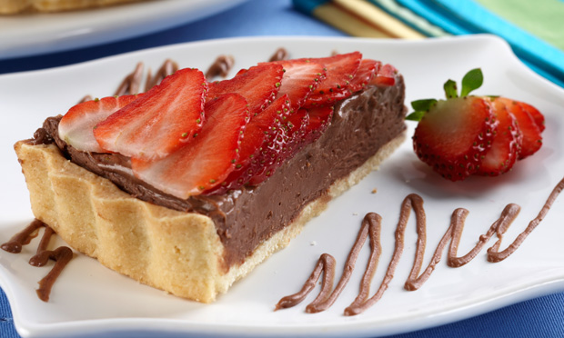 Torta de Nutella® e morango