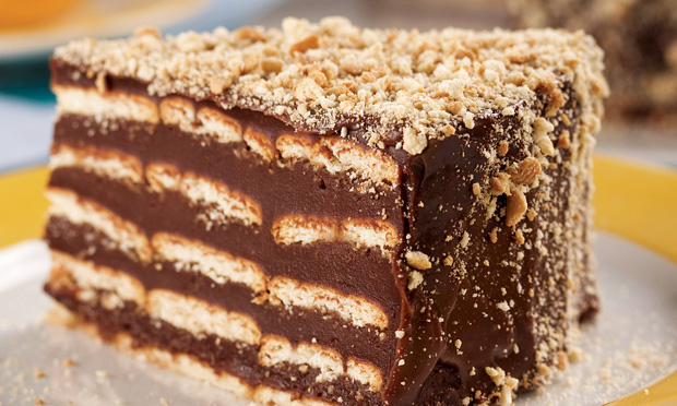 Torta rápida de biscoito