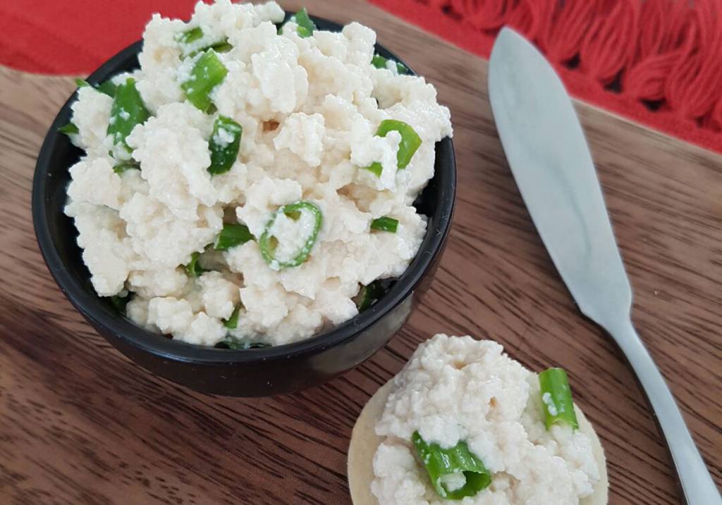 Ricota vegana é um ótimo recheio para o seu lanchinho. Anote a receita!