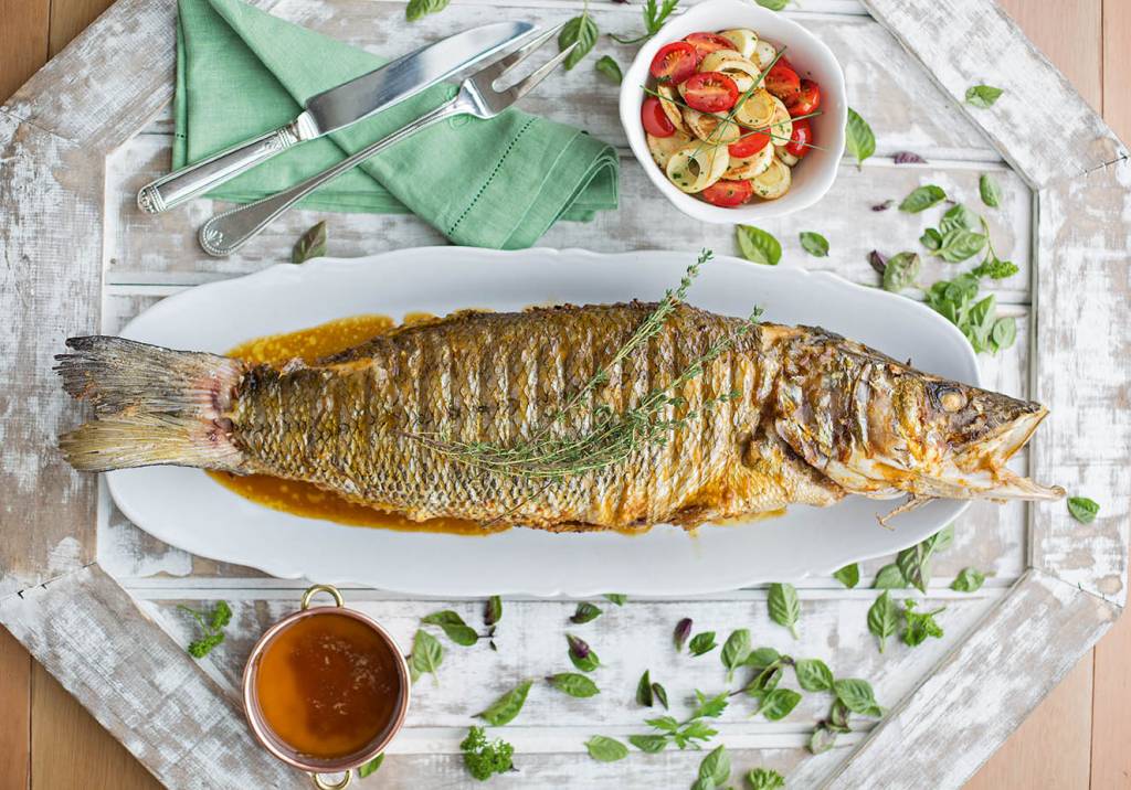 Robalo ao forno