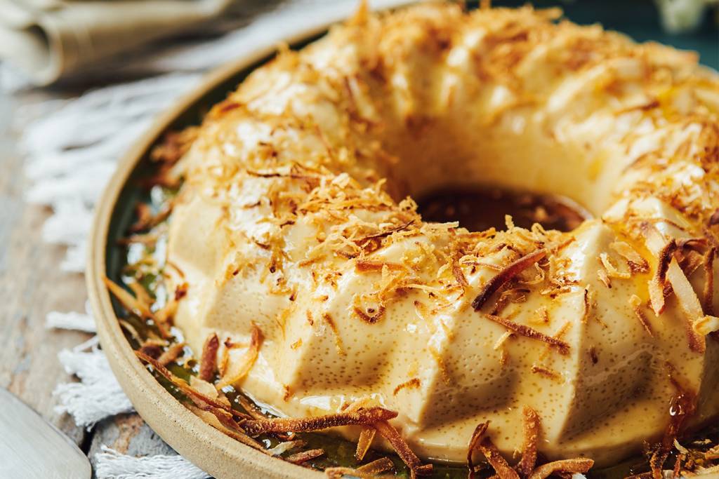 Manjar de coco queimado
