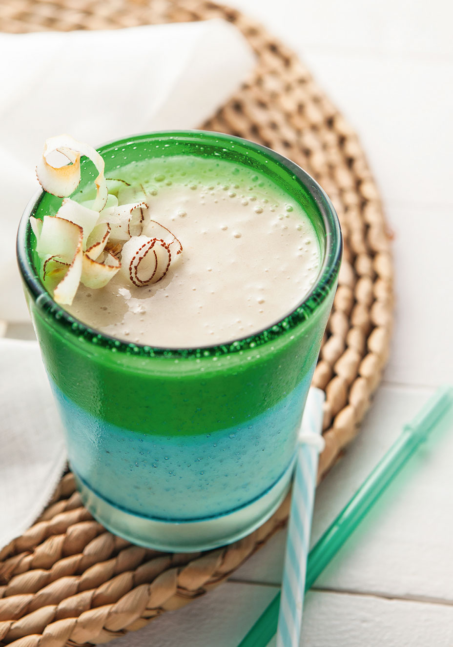 Smoothie de coco é ideal para pré-treino. Anote a receita!