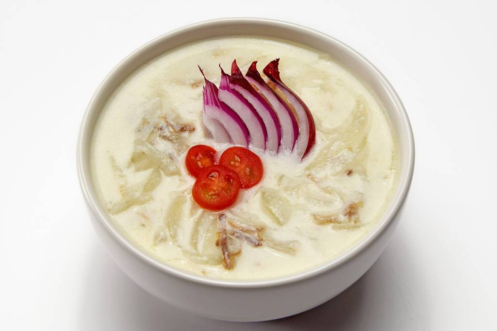 Sopa Chacrie com Coalhada e Carne