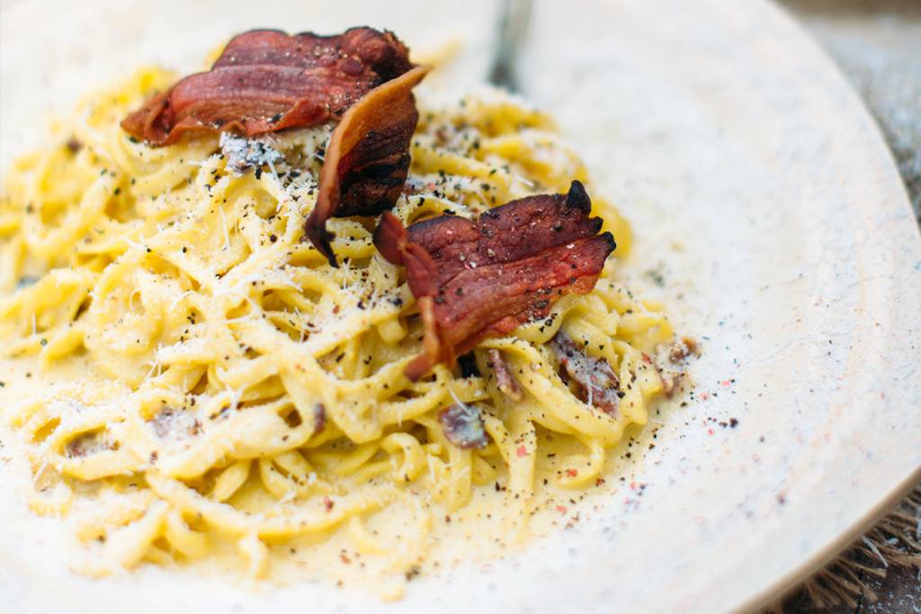 Tonarelli à carbonara