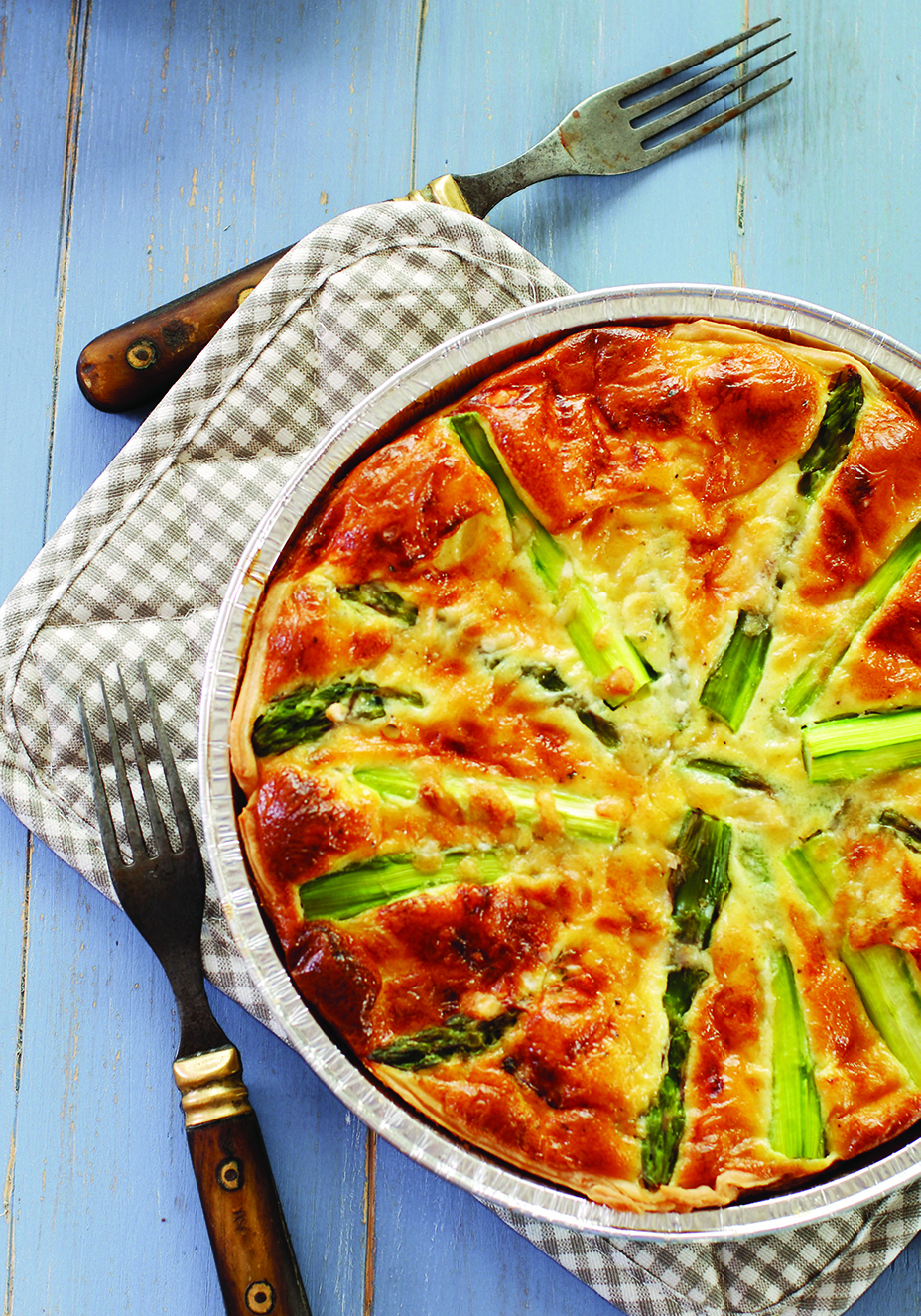 Torta de aspargo irresistível – com apenas 265 calorias