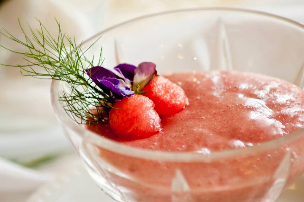 Vitamina de morangos e beterraba